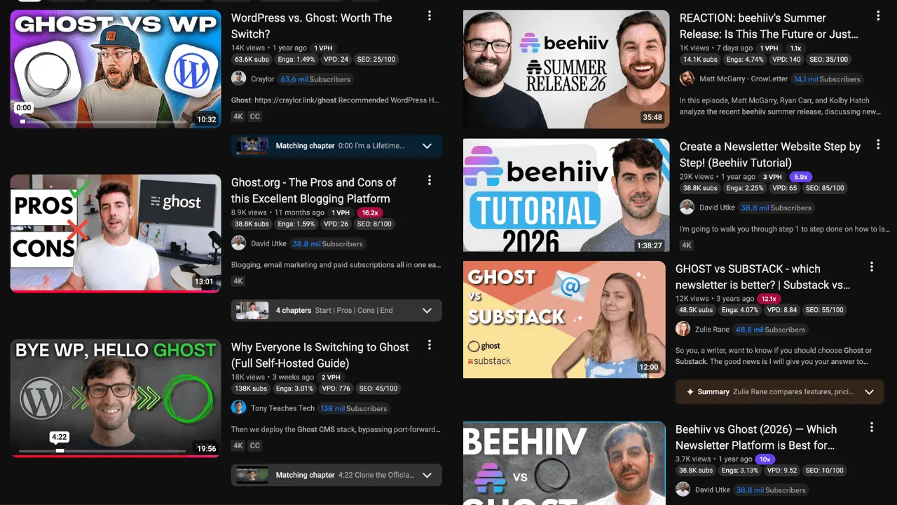 Examples of search-based videos