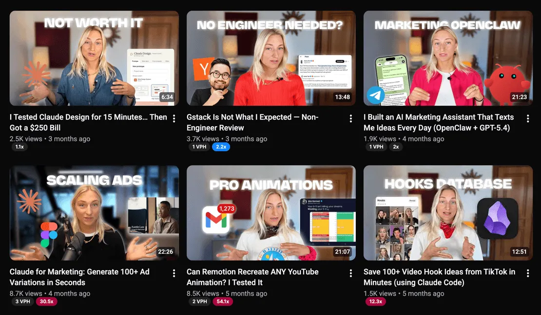 Tella YouTube channel videos after its strategy change